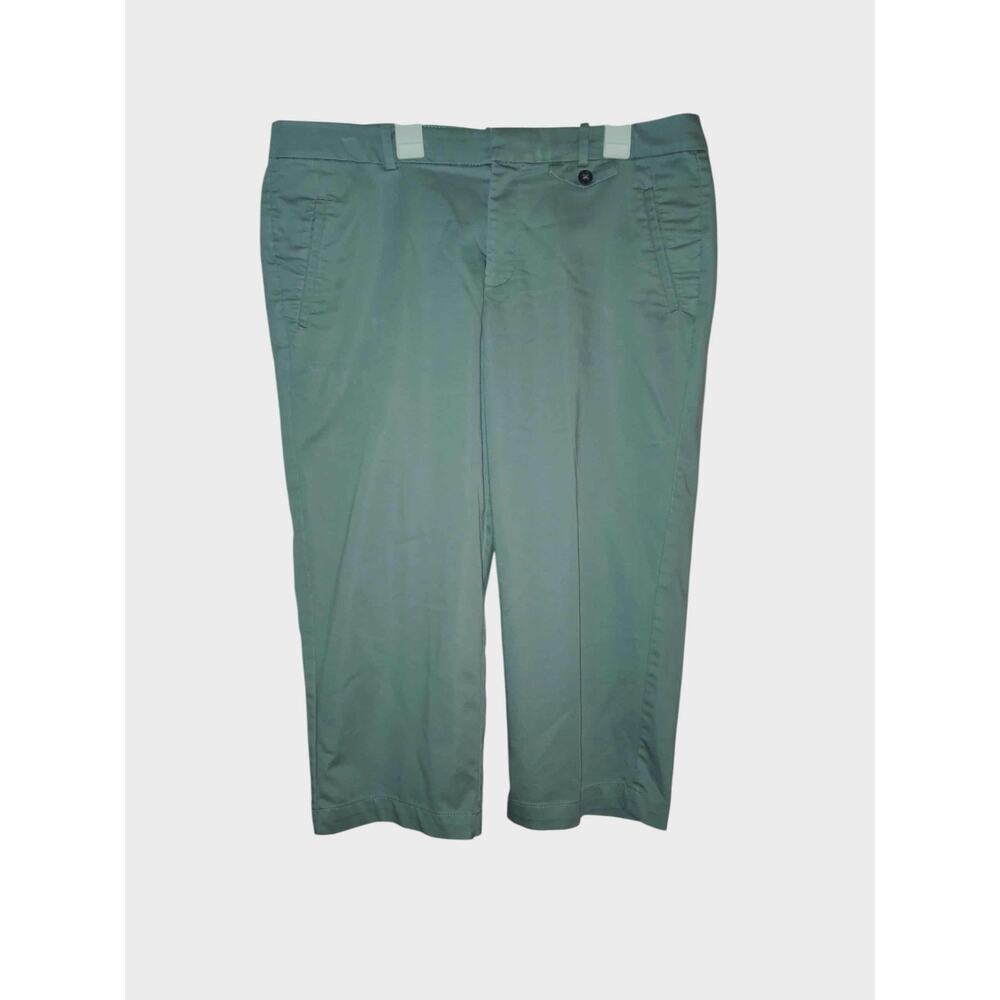 Dockers Women's Olive Green Khaki Capri‎ Pants Size 12